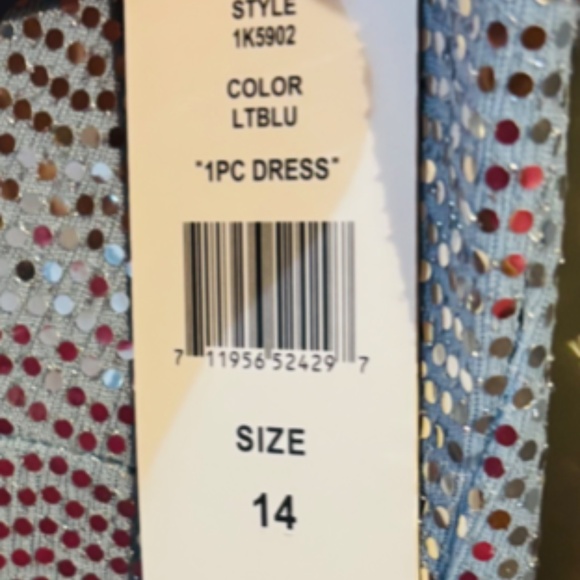 John Meyer JM Studio Dress Sequin Sparkly Party Cocktail Wedding Guest Size 14 - Picture 4 of 9